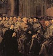 Francisco de herrera the elder St.Bonaventure Receiving the Habit of St.Francis Spain oil painting artist